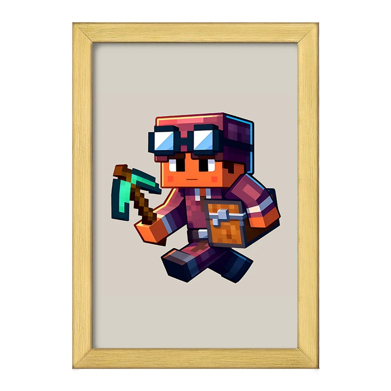 تابلو خندالو طرح ماینکرافت (Minecraft) کد F12066