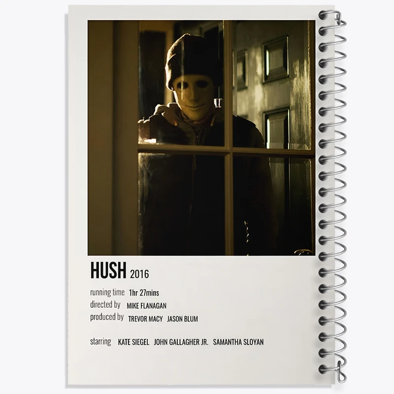 دفتر شطرنجی 50 برگ خندالو طرح سکوت (Hush) کد F13036