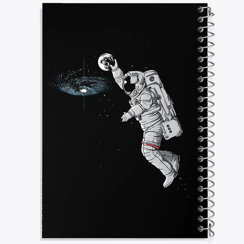 دفتر مشق 50 برگ خندالو طرح فضانورد کد F4713