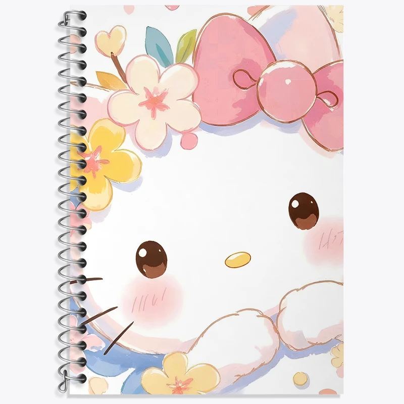 دفتر نت موسیقی 50 برگ خندالو طرح هلو کیتی (Hello Kitty) کد N9107