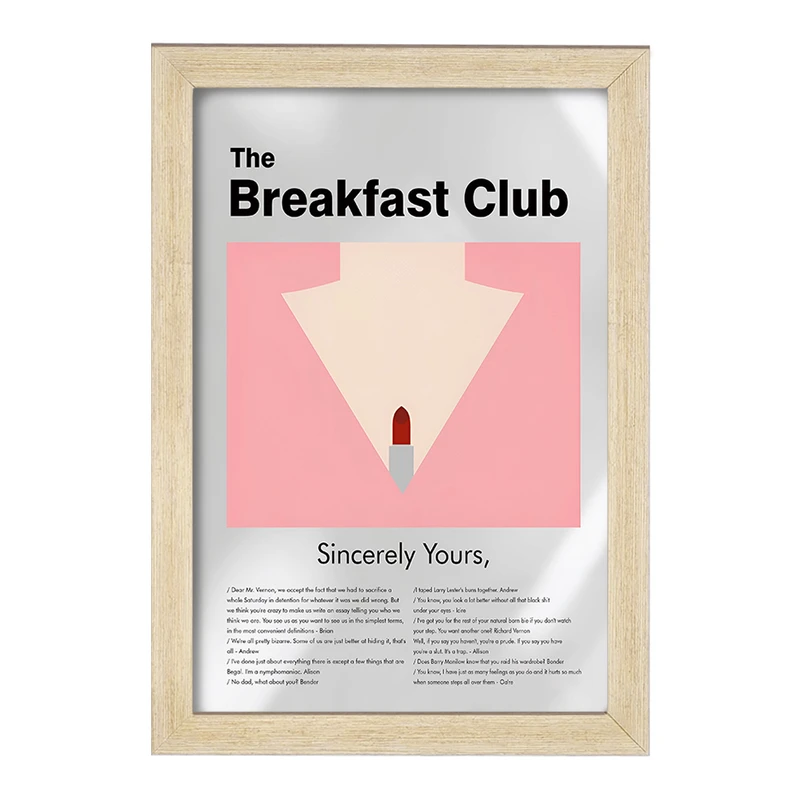 تابلو خندالو طرح کلوپ صبحانه (The Breakfast Club) کد F13809