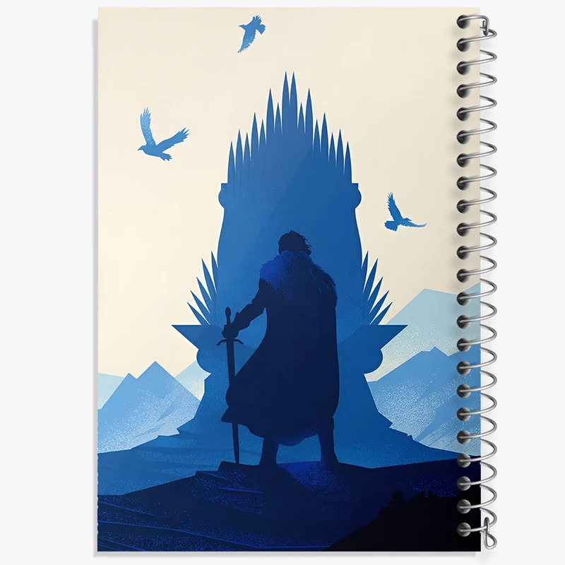 دفتر مشق 50 برگ خندالو طرح گیم اف ترونز (Game of Thrones) کد F11130