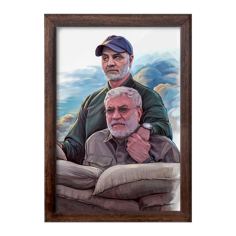 تابلو خندالو طرح شهید سپهبد حاج قاسم سلیمانی  کد 2614