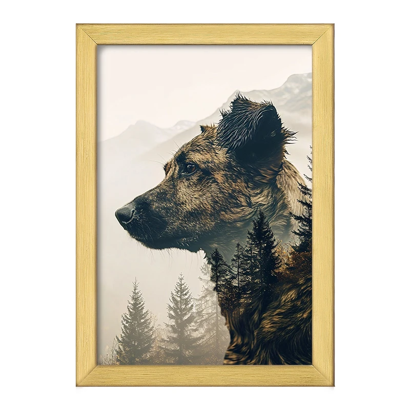 تابلو خندالو طرح سگ (Dog) کد F1312