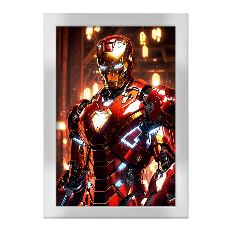 تابلو خندالو طرح مرد آهنی مارول (Marvel) کد F9315