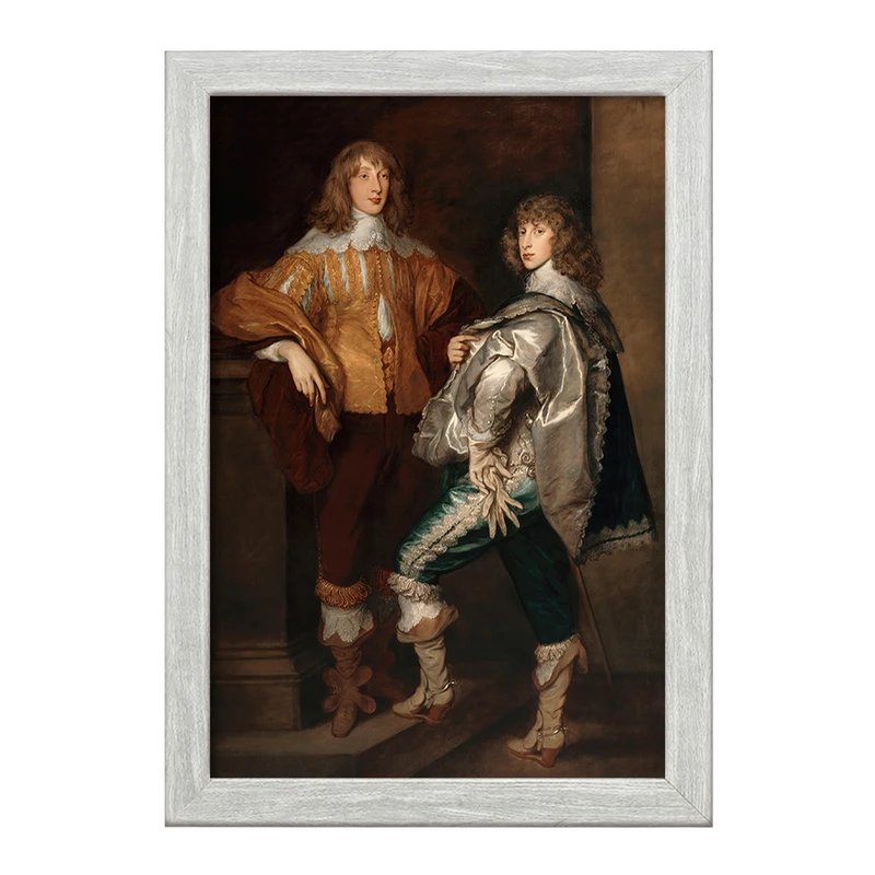 تابلو خندالو طرح نقاشی لردهای جان و برنارد استوارت اثر توماس گینزبرو کد F12492