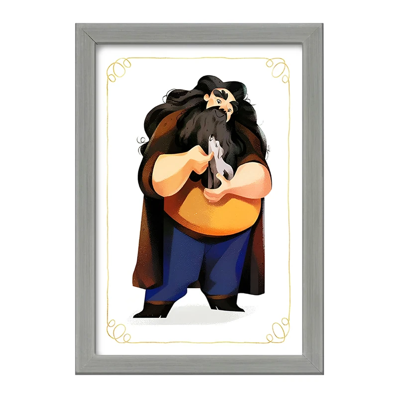 تابلو خندالو طرح هاگرید هری پاتر (Harry Potter) کد F8651