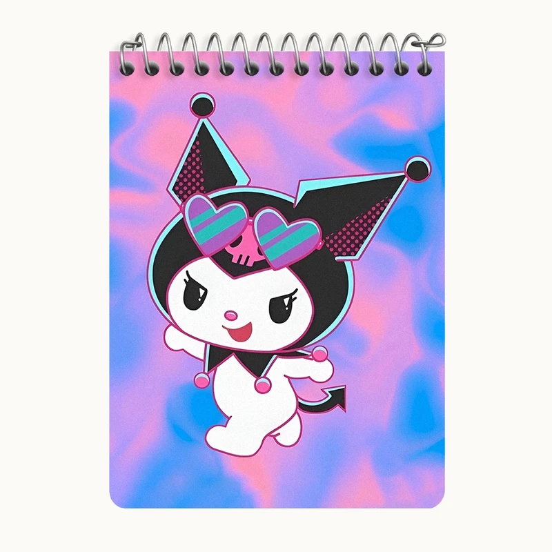 دفتر یادداشت 50 برگ خندالو طرح کرومی (Kuromi) کد N8993