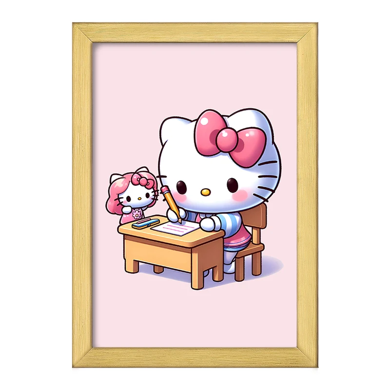 تابلو خندالو طرح هلو کیتی (Hello Kitty) کد F7195