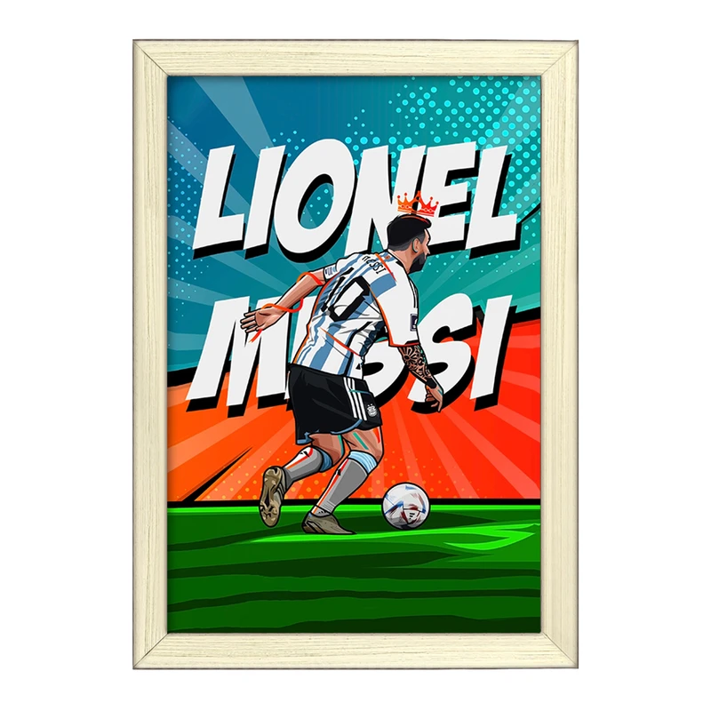 تابلو خندالو طرح لیونل مسی کد F1690