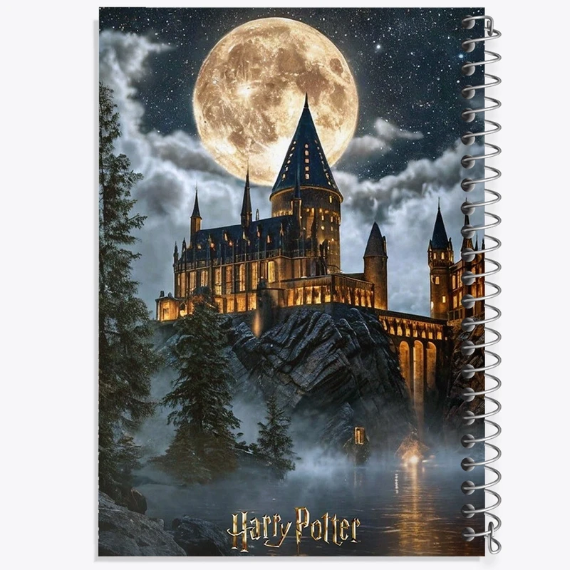 دفتر شطرنجی 50 برگ خندالو طرح هاگوارتز هری پاتر (Harry Potter) کد F8825