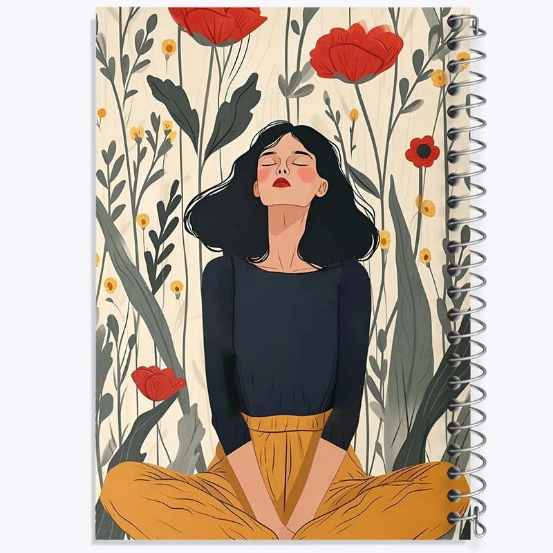 دفتر شطرنجی 50 برگ خندالو طرح دخترانه کد F4479