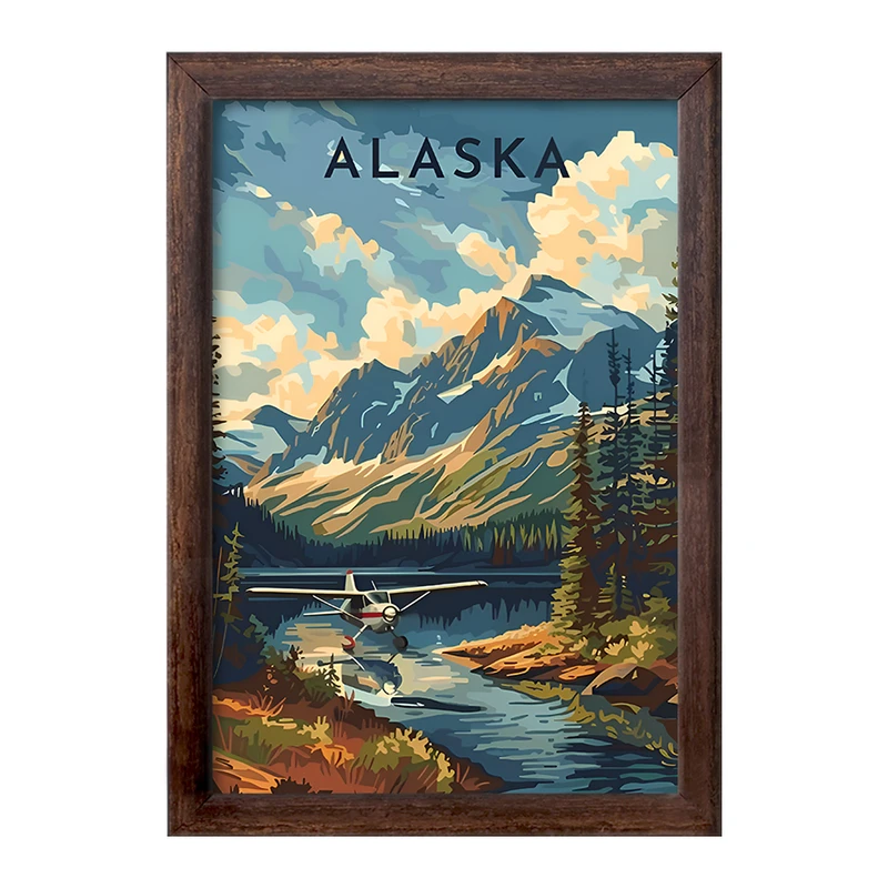 تابلو خندالو طرح آلاسکا (Alaska) کد F12899