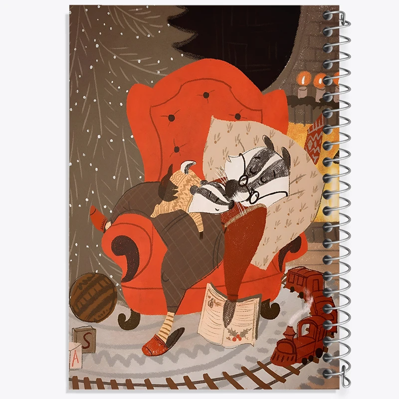 دفتر نقاشی 50 برگ خندالو طرح راکون کد N6376