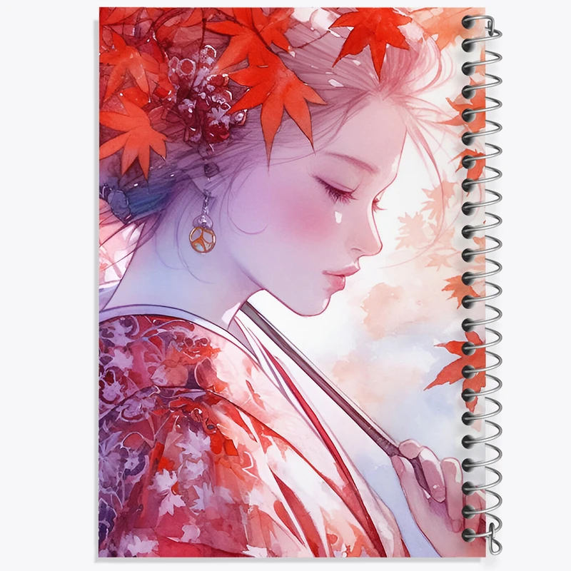 دفتر نقاشی 50 برگ خندالو طرح دختر ژاپنی کد F9210