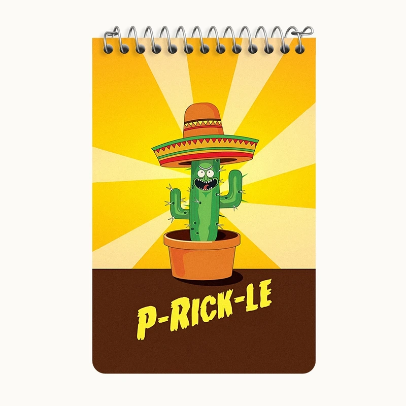 دفتر یادداشت 50 برگ خندالو طرح ریک و مورتی (Rick and Morty) کد F4935