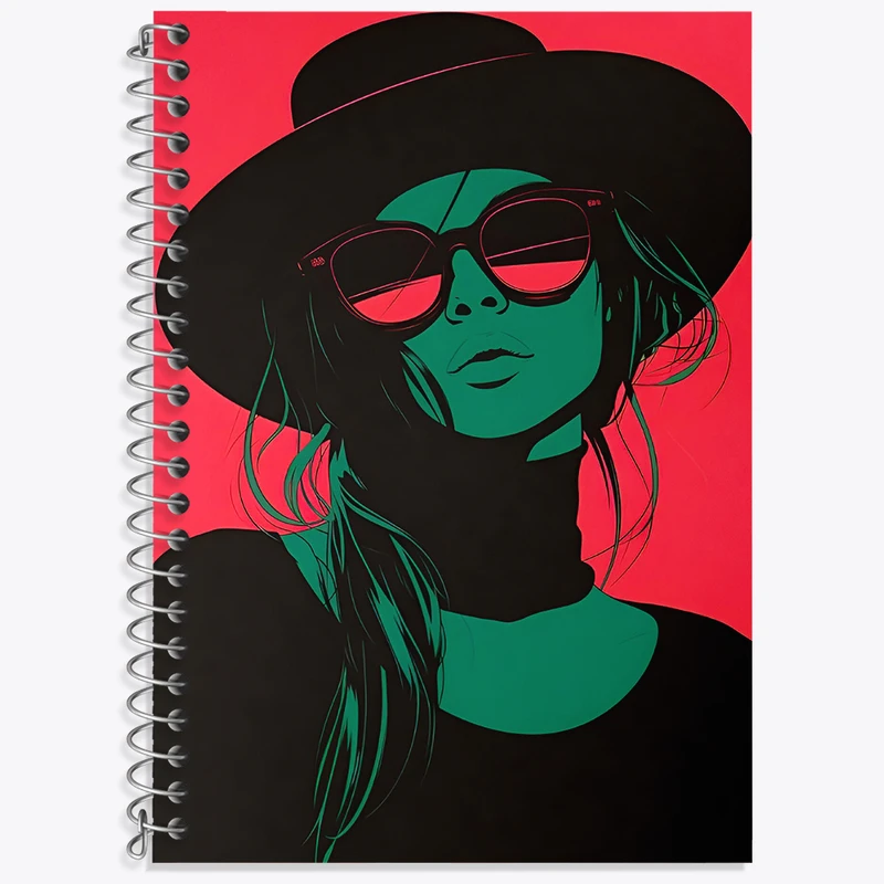 دفتر زبان دوخط 50 برگ خندالو طرح دخترانه کد F4802