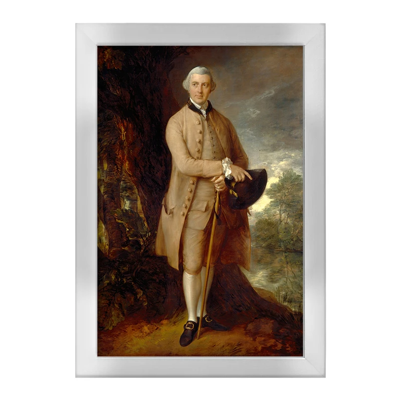 تابلو خندالو طرح نقاشی ویلیام جانستون اثر توماس گینزبرو کد F12491