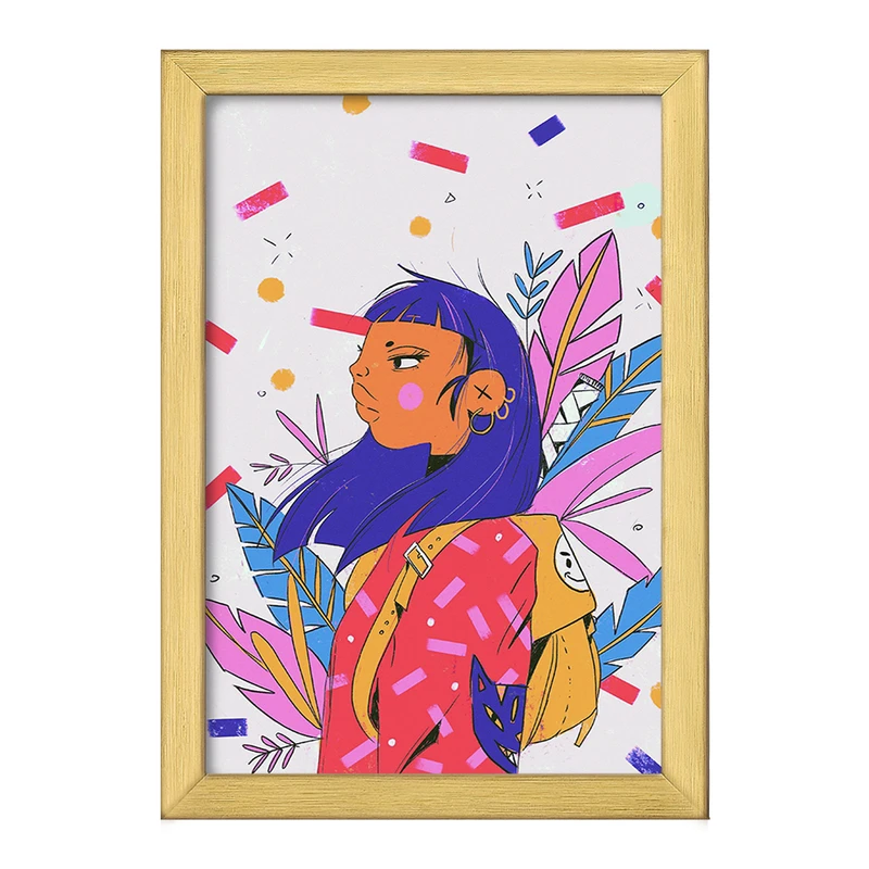 تابلو خندالو طرح دخترانه کد F8851