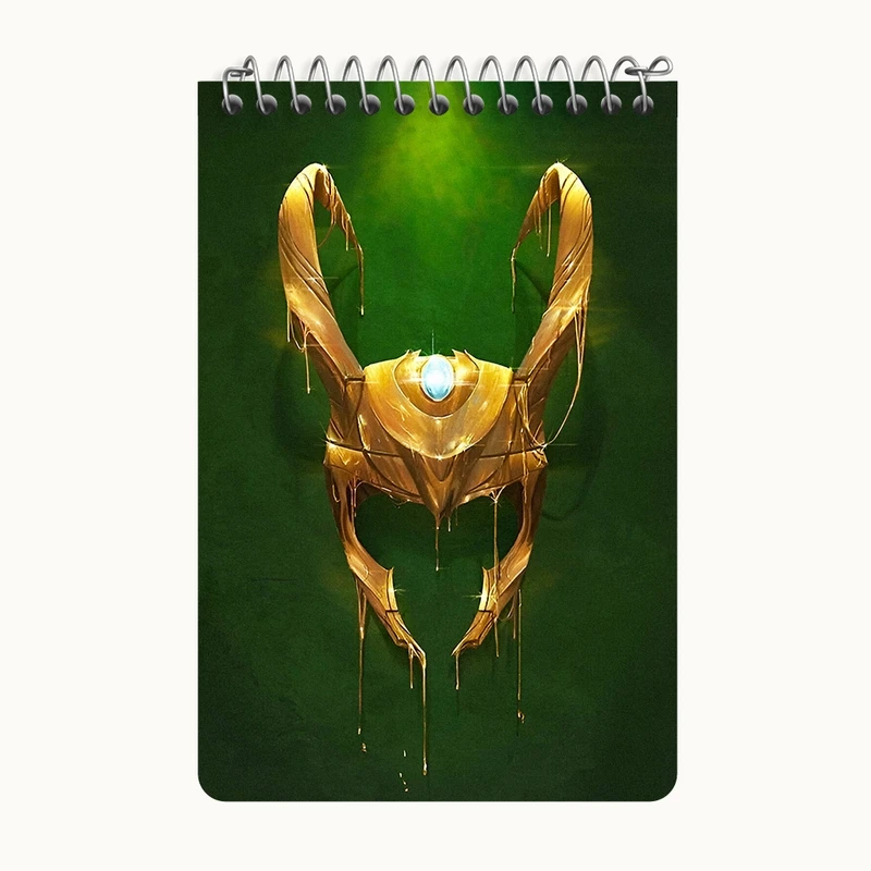 دفتر یادداشت 50 برگ خندالو طرح لوکی مارول (Marvel) کد F7468