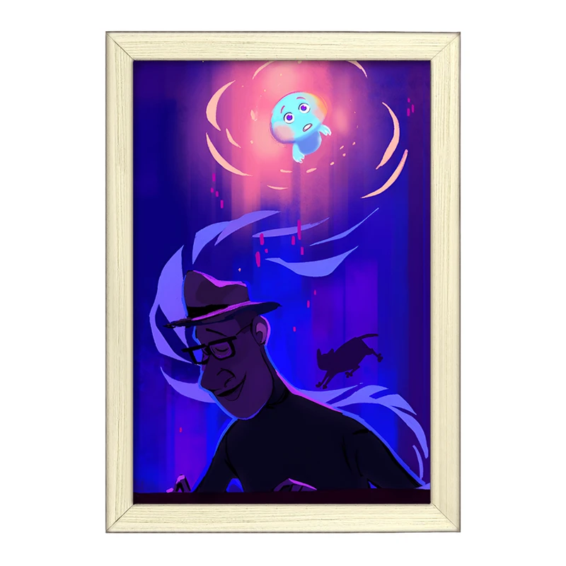 تابلو خندالو طرح انیمیشن روح کد F9808