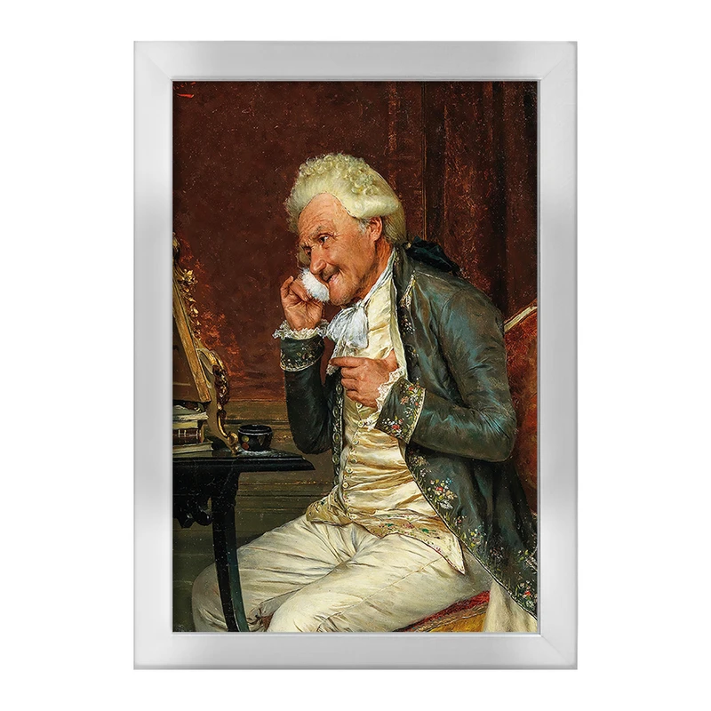 تابلو خندالو طرح نقاشی پد آرایشی اثر آرتورو ریچی کد F12168