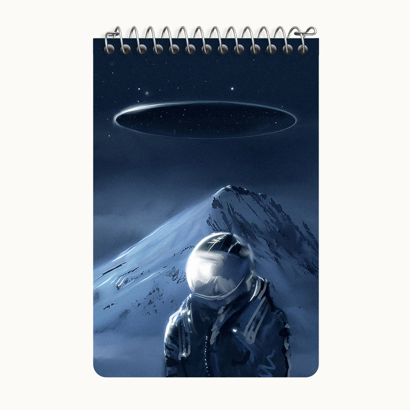 دفتر یادداشت 50 برگ خندالو طرح فضانورد کد F12530