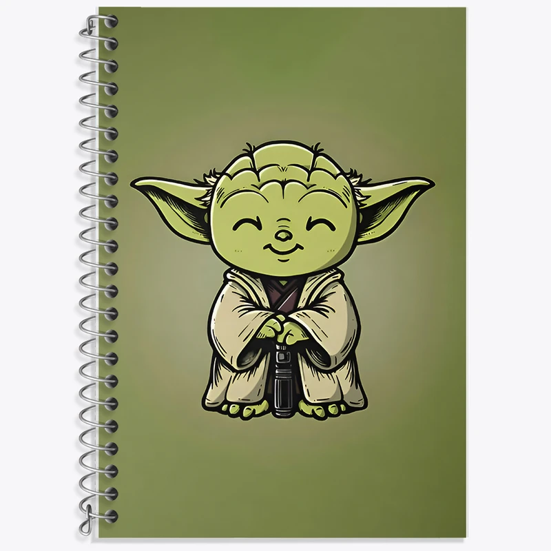 دفتر نت موسیقی 50 برگ خندالو طرح بیبی یودا کد F9434