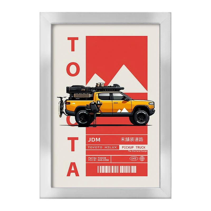 تابلو خندالو طرح تویوتا (Toyota) کد F13633