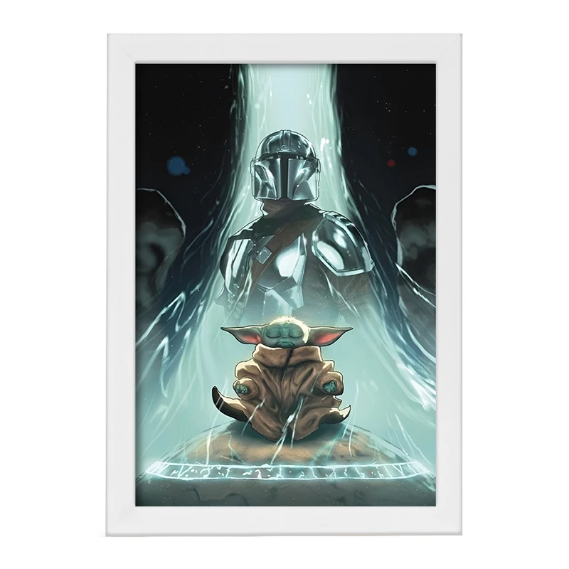 تابلو خندالو طرح مندلورین (The Mandalorian) کد F13751
