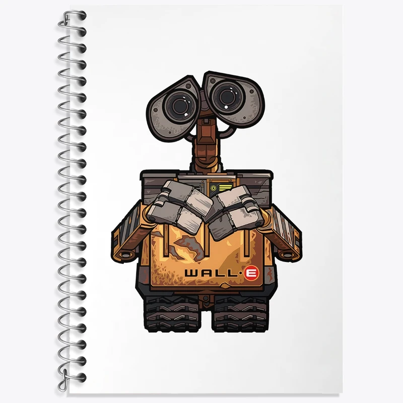 دفتر لغت 50 برگ خندالو طرح وال ای (wall-E) کد F3411