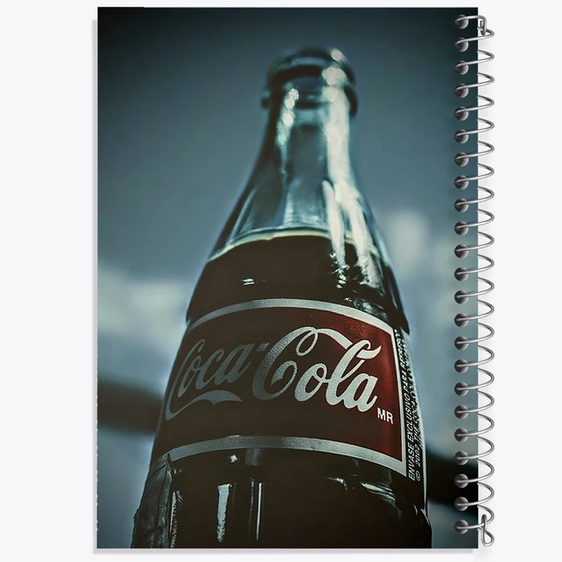 دفتر طراحی 50 برگ خندالو طرح نوشابه کوکاکولا کد F2898