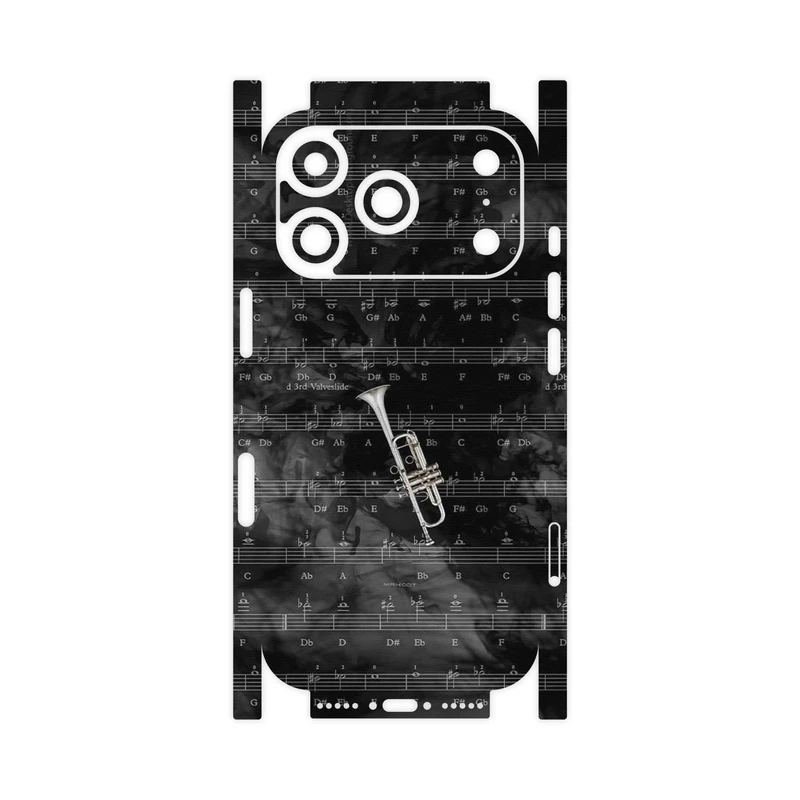 برچسب پوششی ماهوت مدل Trumpet-FullSkin مناسب برای گوشی موبایل اپل iPhone 17 Pro