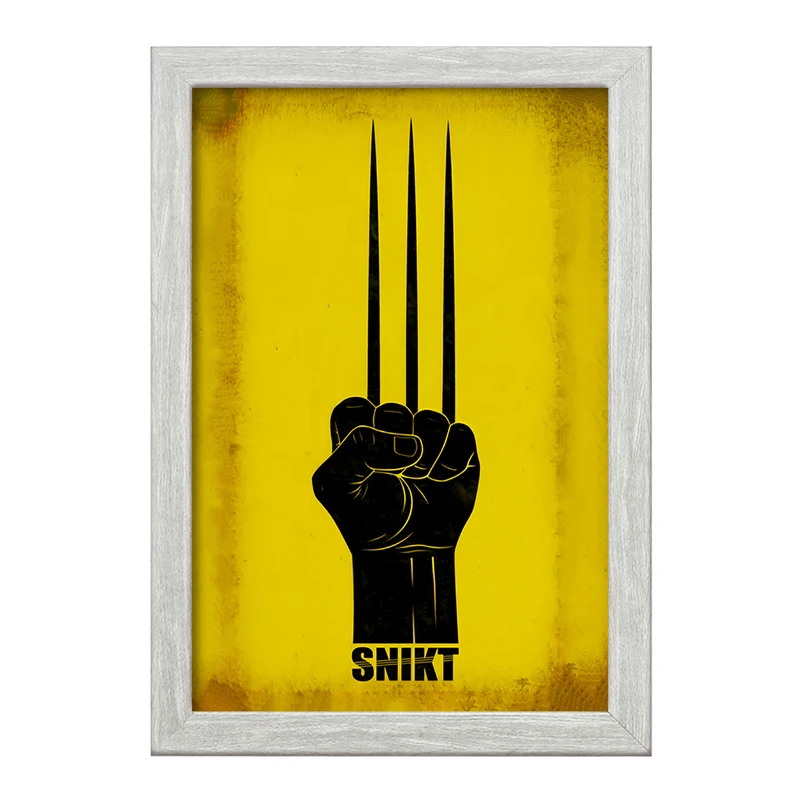 تابلو خندالو طرح Snikt کد F10343