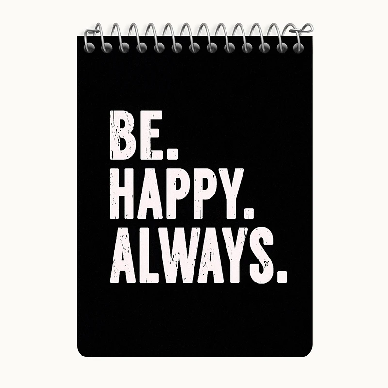 دفتر یادداشت 50 برگ خندالو طرح انگیزشی کد N7912