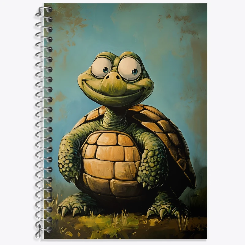 دفتر نت موسیقی 50 برگ خندالو طرح لاکپشت کد F8576