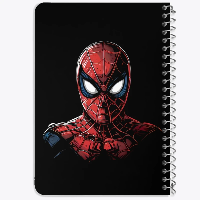 دفتر یادداشت 50 برگ خندالو طرح مرد عنکبوتی (Spider Man) کد N5968