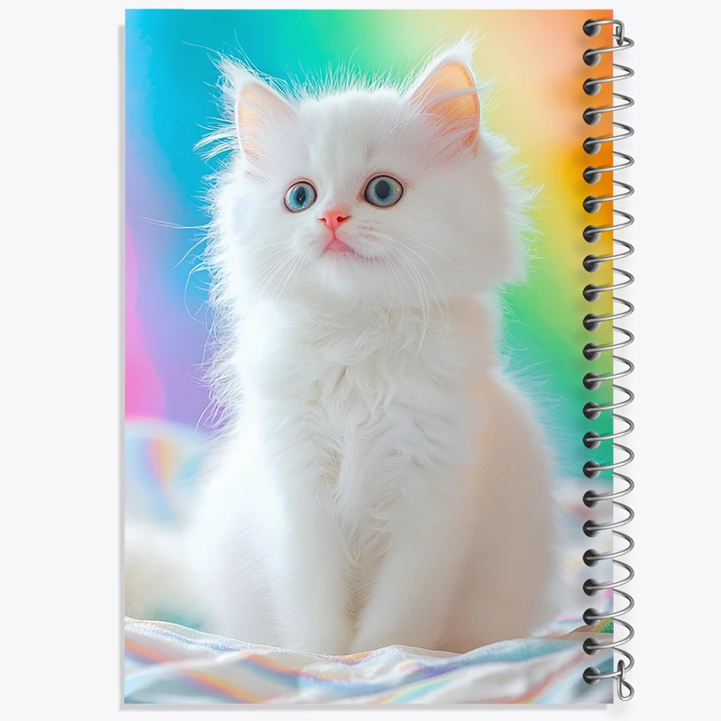 دفتر مشق 100 برگ خندالو طرح گربه کد F10035