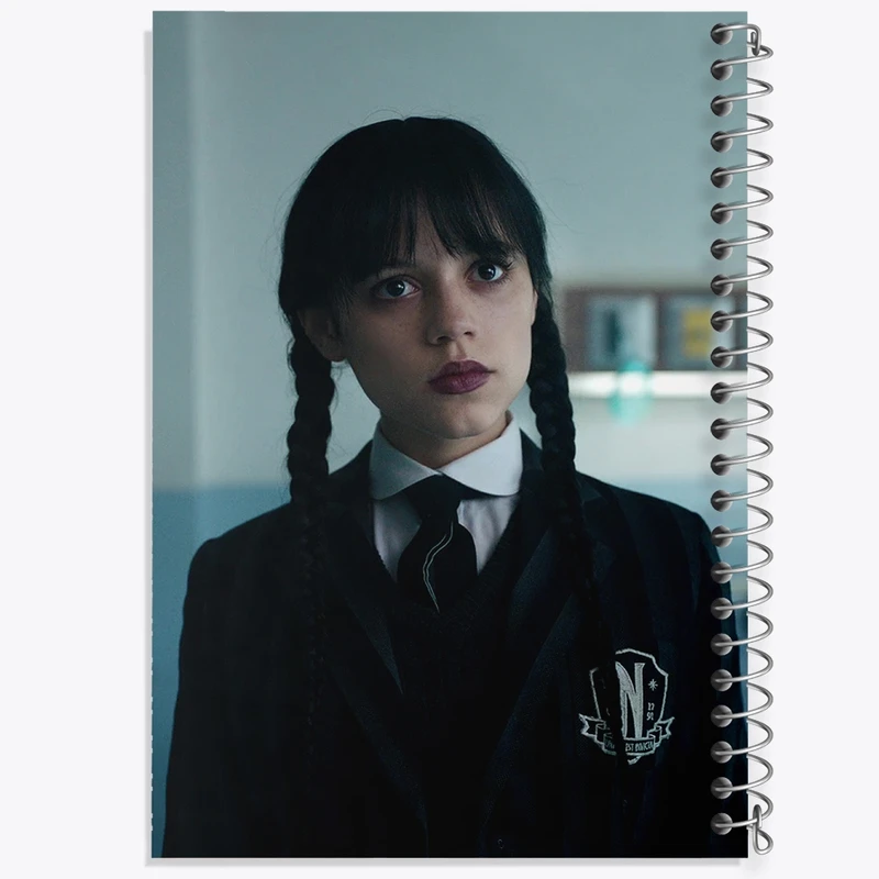 دفتر طراحی 50 برگ خندالو طرح سریال ونزدی Wednesday کد 25277