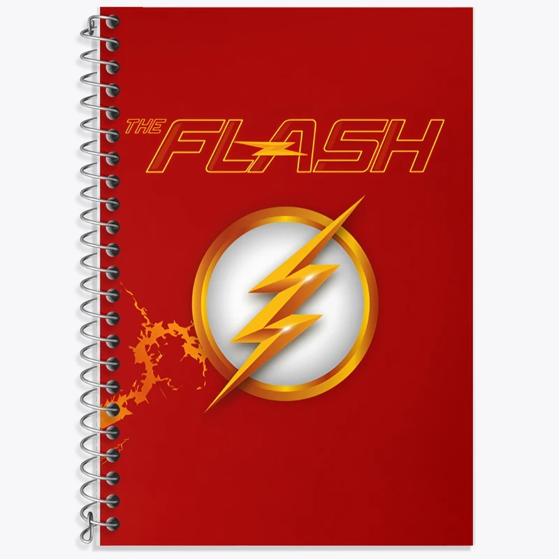 دفتر لغت 50 برگ خندالو طرح فلش (Flash) کد F10339