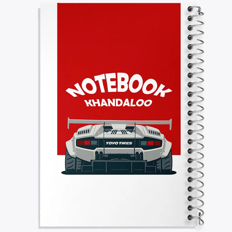 دفتر مشق 50 برگ خندالو طرح لامبورگینی (Lamborghini) کد N7540