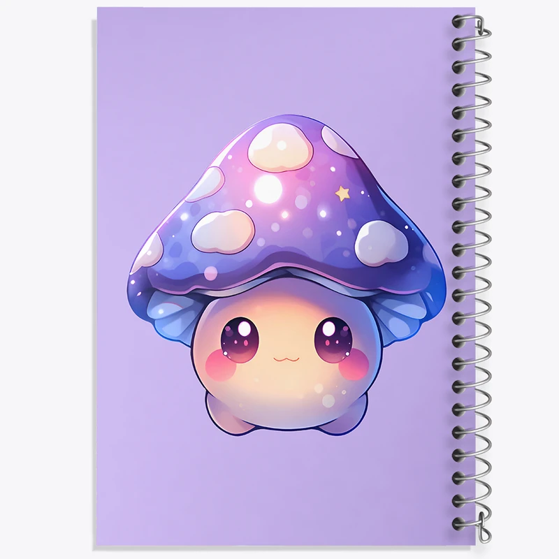 دفتر مشق 50 برگ خندالو طرح قارچ بانمک کد N6720