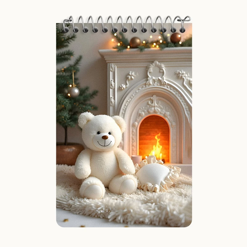 دفتر یادداشت 50 برگ خندالو طرح خرس کیوت کد F7163