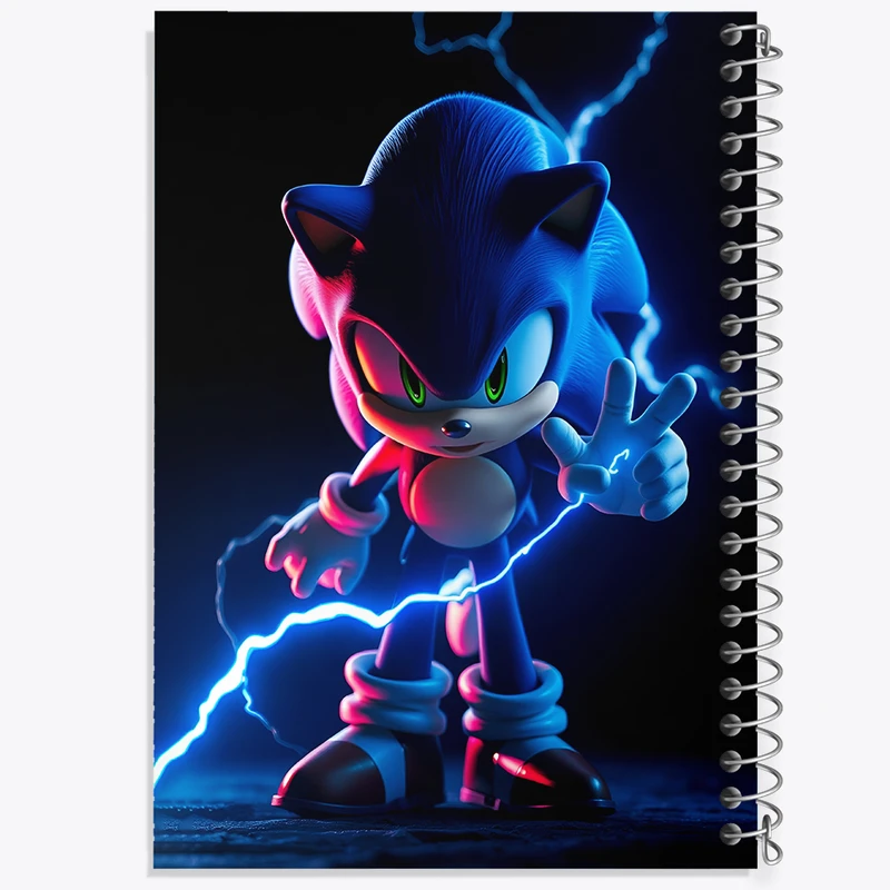 دفتر مشق 50 برگ خندالو طرح سونیک (Sonic) کد N7689