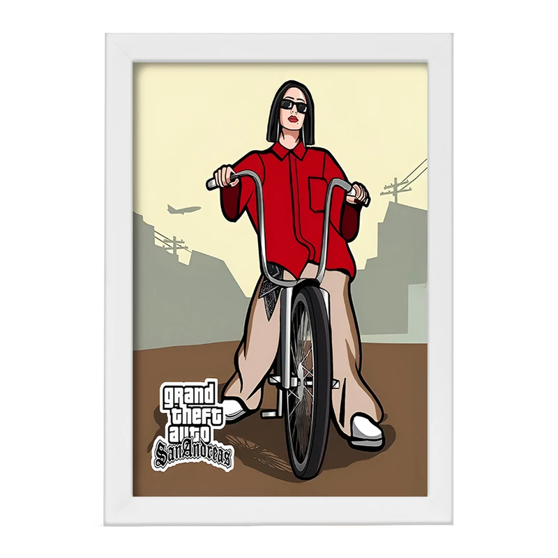 تابلو خندالو طرح جی تی ای (GTA) کد F13534