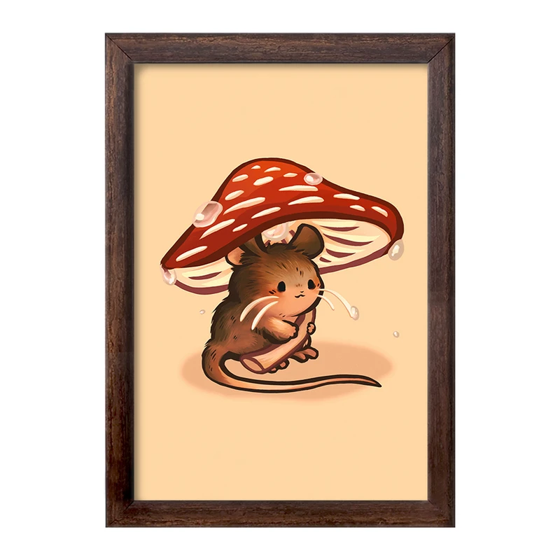 تابلو خندالو طرح موش حیوانات بامزه  کد 21050