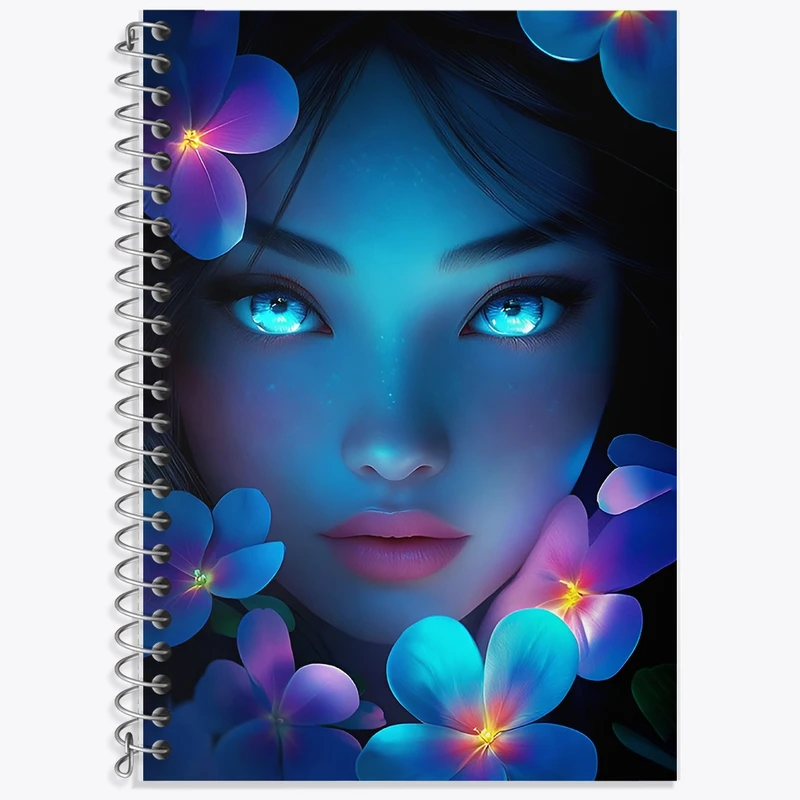 دفتر زبان 50 برگ خندالو مدل سه خط طرح دخترانه کد F12662