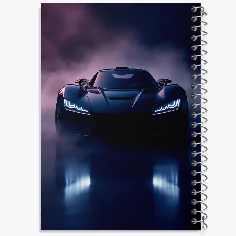 دفتر ژورنال نویسی 50 برگ خندالو مدل نقطه ای طرح ماشین اسپرت کد F11527