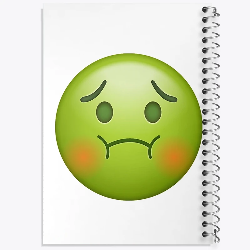 دفتر طراحی 50 برگ خندالو طرح ایموجی کد 24660