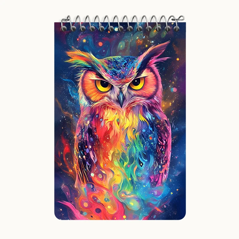 دفتر یادداشت 50 برگ خندالو طرح جغد کد F12109